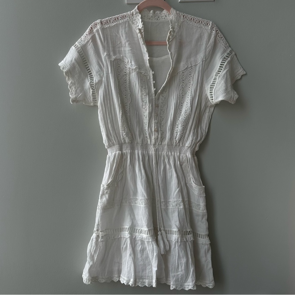 Boutique white embroidery dress - Picture 1 of 3